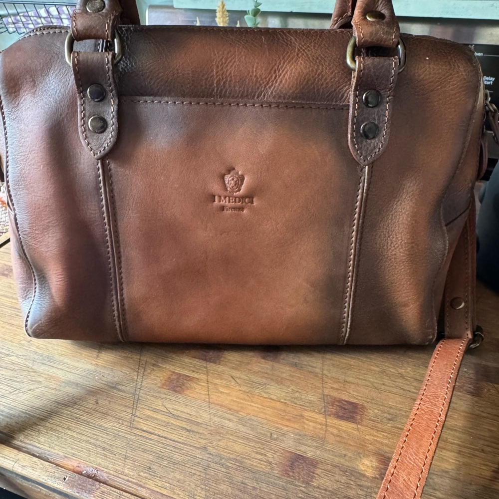 Brown Leather Crossbody Bag